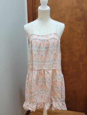 ANTHROPOLOGIE SATURDAY SUNDAY | Cynthia Tiered Dress Cotton Boho - Size M